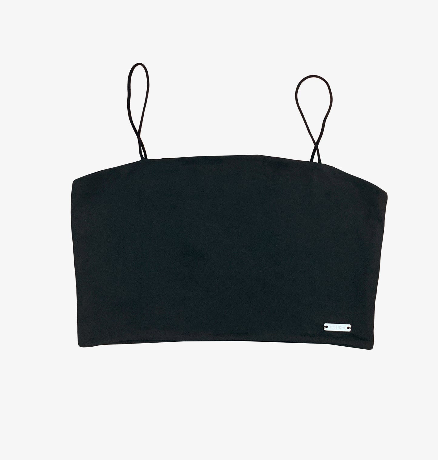 BANDEAU CROP TOP THIN STRAPS