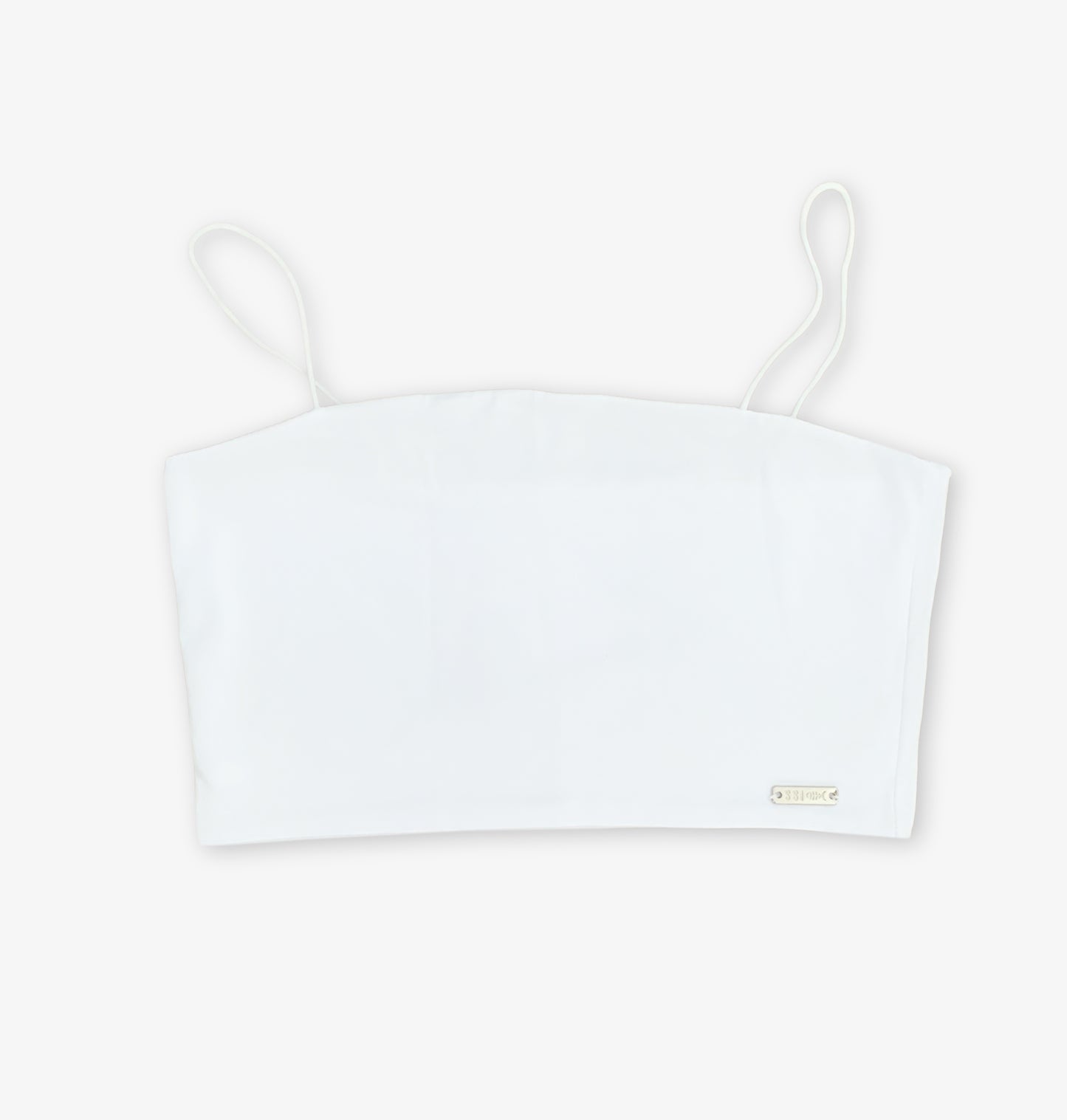 BANDEAU CROP TOP THIN STRAPS