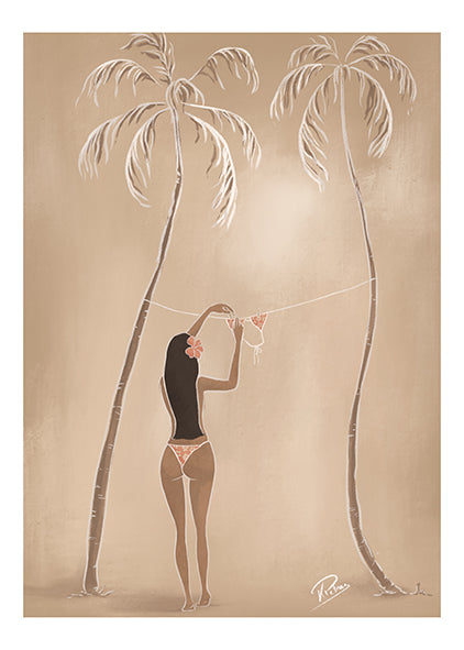 POSTER VAHINE BIKINI HANGING