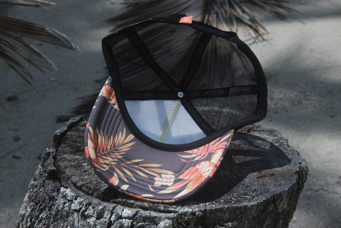 SUNSET JUNGLE CURVED FOAM MESH CAP